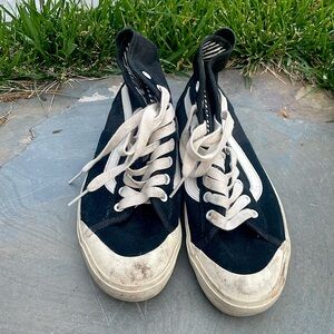 Size 6.5 woman’s high top vans